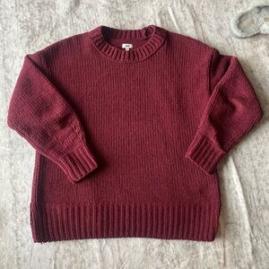 Aerie Like Candy Oversized Crew Sweater Size XXS